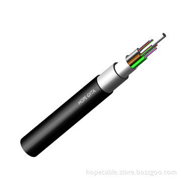 100% core filling cable, SM G652D MM50/125/MM62.5/125 fiber type, 12-144 cores fiber count